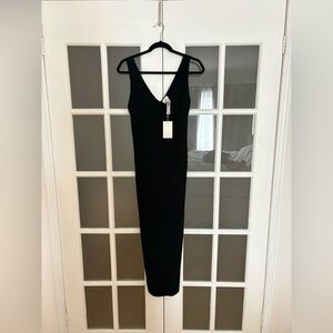 Aritzia Elegant Black Maxi Dress